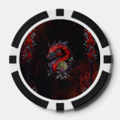 Lot De Jeton De Poker Merveilleux dragon chinois (Recto)