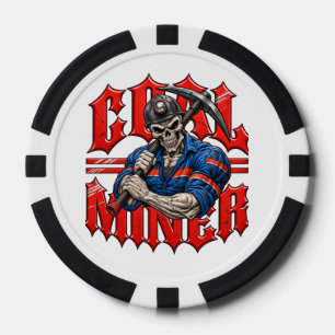 LOT DE JETON DE POKER MINEUR DE CHARBON REAPER