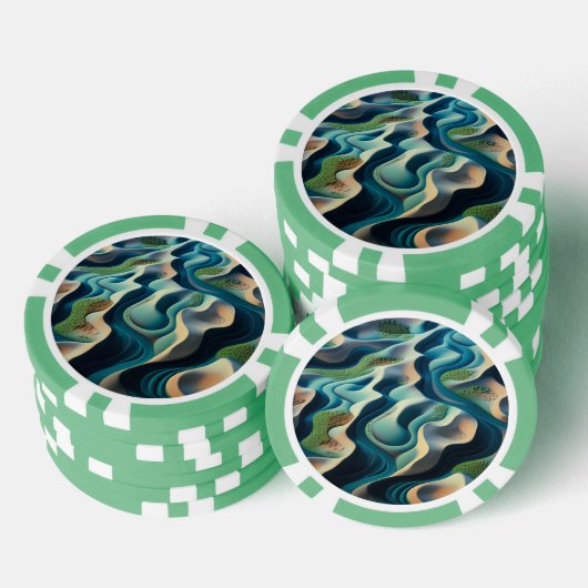 Lot De Jeton De Poker Mirage currents (Empiler)