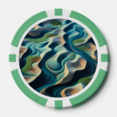 Lot De Jeton De Poker Mirage currents (Recto)