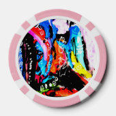 Lot De Jeton De Poker mixte arc-en-ciel (Verso)