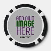 LOT DE JETON DE POKER MODÈLE DE TEXTE D'IMAGE ASH SIMPLE MODERNE (Verso)