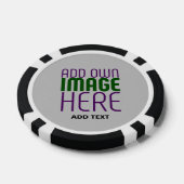 LOT DE JETON DE POKER MODÈLE DE TEXTE D'IMAGE ASH SIMPLE MODERNE (Simple)
