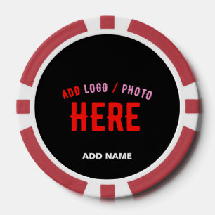 LOT DE JETON DE POKER MODERNE ET MODERNE PERSONNALISABLE NOIR VÉRIFIÉ