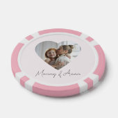 Lot De Jeton De Poker Mommy Custom Name & Photo Poker Chip (Simple)