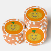 Lot De Jeton De Poker Mon Citrouille Lucky Orange (Empiler)