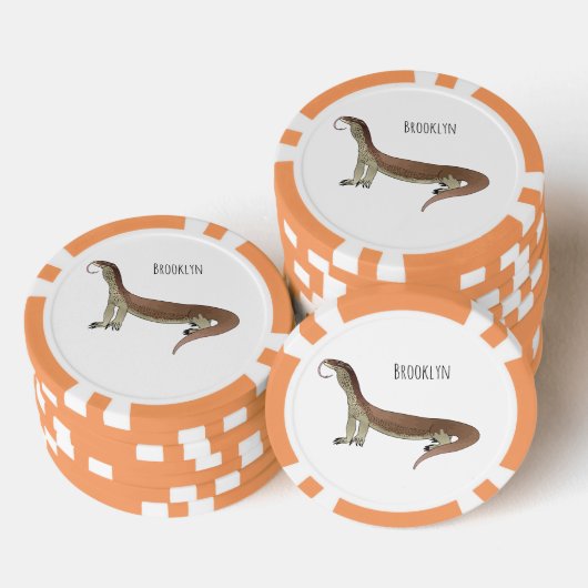 Lot De Jeton De Poker Monitor lizard (Empiler)