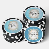 Lot De Jeton De Poker Monogramme (Empiler)