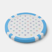 Lot De Jeton De Poker Motif de cœur pastel minimaliste   (Simple)