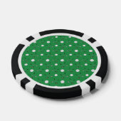 Lot De Jeton De Poker Motif de golf vert (Simple)