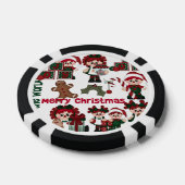 Lot De Jeton De Poker Motif de poupée de Noël rétro (Simple)
