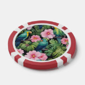 Lot De Jeton De Poker Motif Sakura Blossom (Simple)
