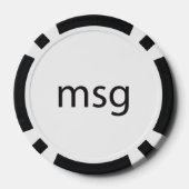 Lot De Jeton De Poker msg (Verso)
