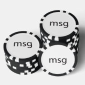 Lot De Jeton De Poker msg (Empiler)