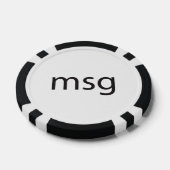 Lot De Jeton De Poker msg (Simple)
