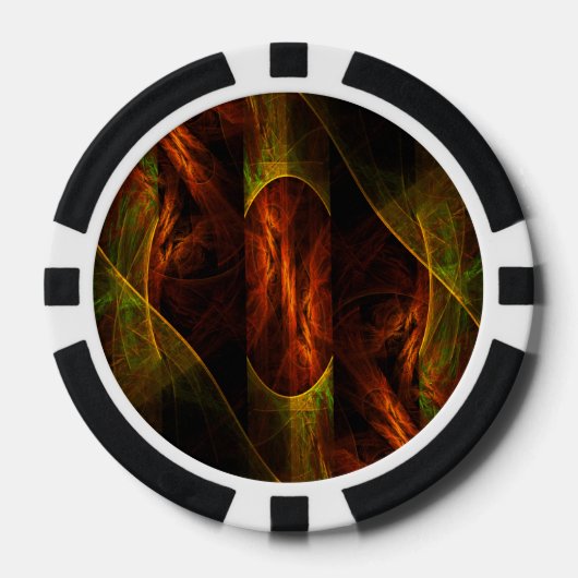 Lot De Jeton De Poker Mystique Jungle (Recto)