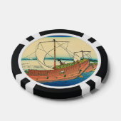 Lot De Jeton De Poker Navires de fret 1890 (Simple)