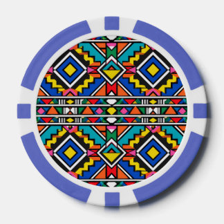 Lot De Jeton De Poker Ndebele africain