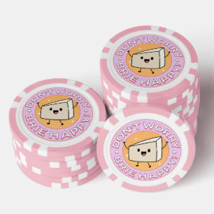 Lot De Jeton De Poker Ne vous inquiétez pas Brie Fromage heureux