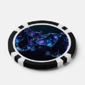 Lot De Jeton De Poker Neon Nexus : Structure Techno-Organique Intertissé (Simple)