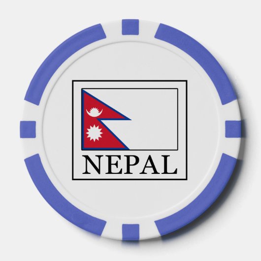 Lot De Jeton De Poker Népal (Recto)
