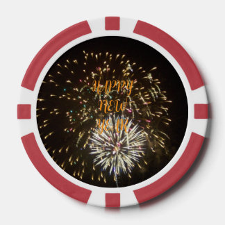 Lot De Jeton De Poker New Year Eve Party Decoration / Favor - Fireworks