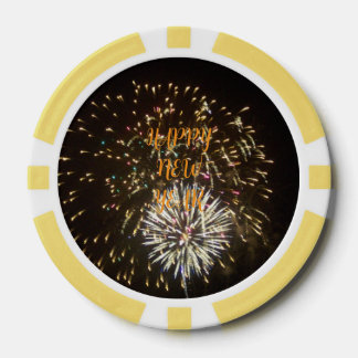 Lot De Jeton De Poker New Year Eve Party Decoration / Favor - Fireworks