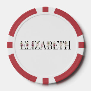 Lot De Jeton De Poker Nom Elizabeth