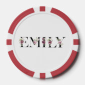 Lot De Jeton De Poker Nom Emily (Recto)