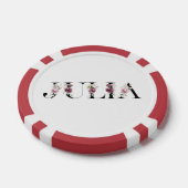 Lot De Jeton De Poker Nom Julia (Simple)