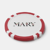 Lot De Jeton De Poker Nom Mary (Simple)