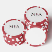 Lot De Jeton De Poker Nom Mia (Empiler)