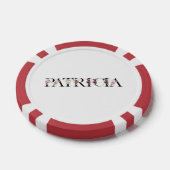 Lot De Jeton De Poker Nom Patricia (Simple)