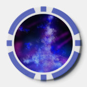 Lot De Jeton De Poker Nom personnalisé Blue Sapphire (Recto)