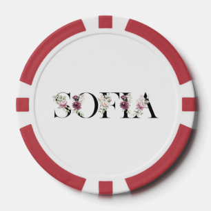 Lot De Jeton De Poker Nom Sofia.Mon nom est Sofia