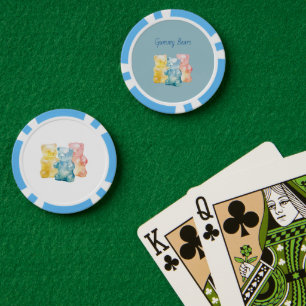 Lot De Jeton De Poker Nounours Oursons Gélifiés