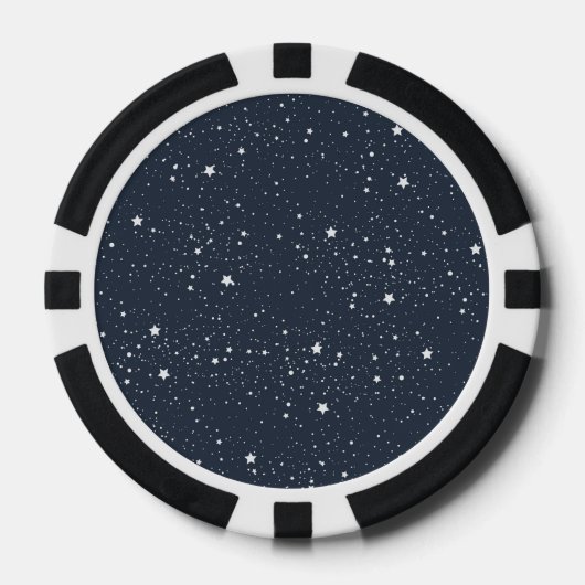 Lot De Jeton De Poker Nuit sous les étoiles (Recto)