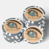 Lot De Jeton De Poker OEil de Pleurage (Personnalisé) (Empiler)