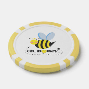 Lot De Jeton De Poker Oh Honey Valentines reine Bee caractère avec tiara