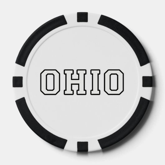 Lot De Jeton De Poker Ohio (Recto)