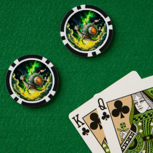 Lot De Jeton De Poker Oiseau-limace Steampunk Cosmique – Créature de Rêv