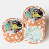 Lot De Jeton De Poker Oiseaux (Empiler)