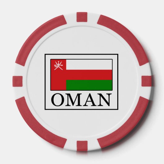 Lot De Jeton De Poker Oman (Recto)