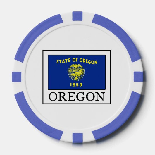 Lot De Jeton De Poker Oregon (Recto)