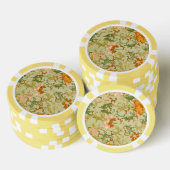 Lot De Jeton De Poker Ornement chinois vintage Jones Flowers (Empiler)