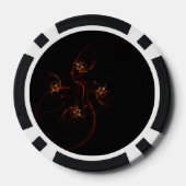 Lot De Jeton De Poker Out of the Dark Abstract (Verso)