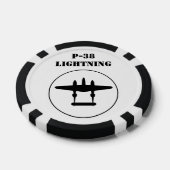 Lot De Jeton De Poker P-38 Éclair (Simple)