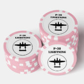 Lot De Jeton De Poker P-38 Éclair (Empiler)