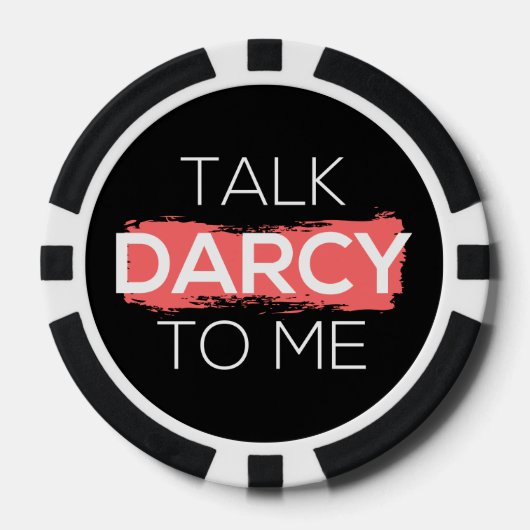 Lot De Jeton De Poker Parle Darcy à moi I (Recto)