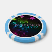 Lot De Jeton De Poker Party Like It's 1999® - Chips de poker - Design 11 (Simple)